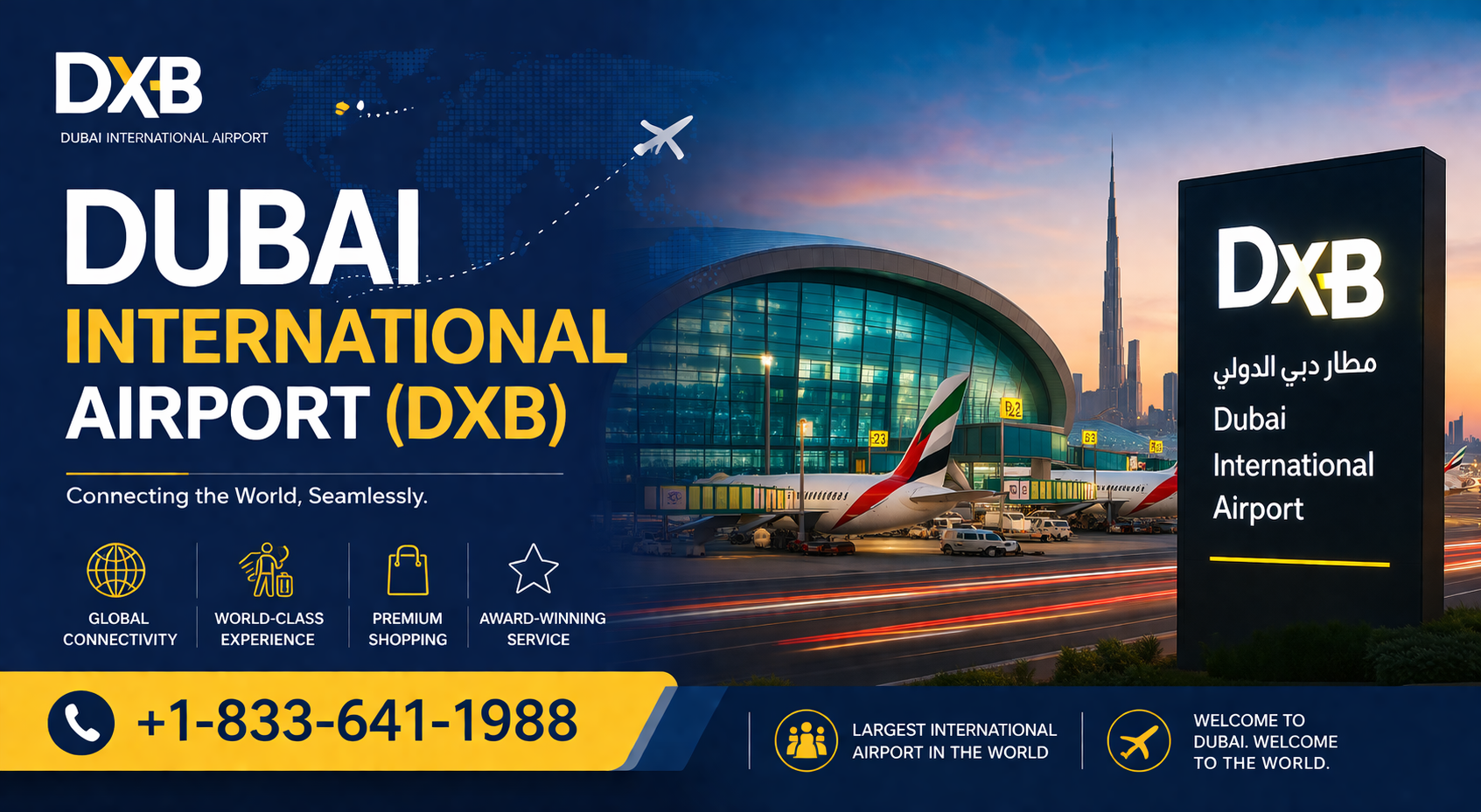 DXB Airport +1-833-641-1988