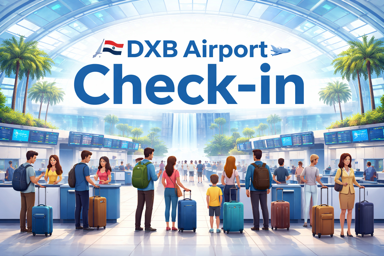 DXB Airport Check-in +1-833-641-1988