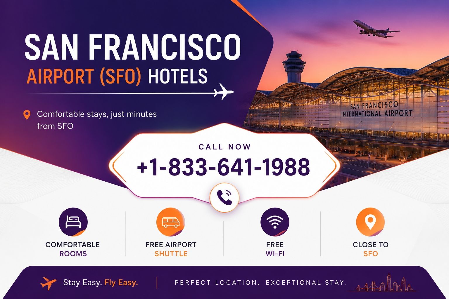San Francisco Airport (SFO) Hotels +1-833-641-1988